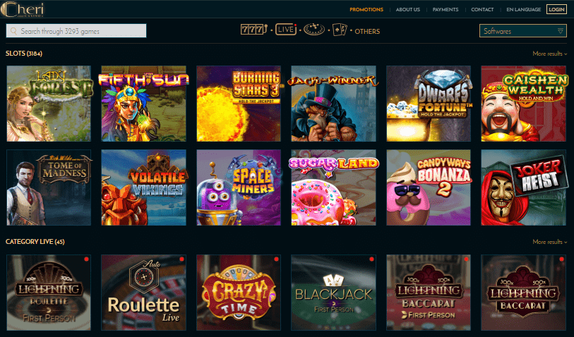 jeux casino cheri